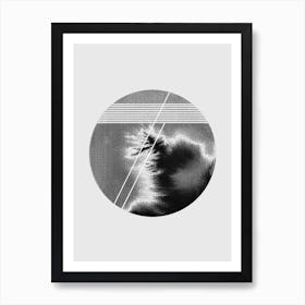 Lines and Circle Art Print