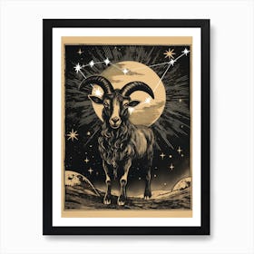 Zodiac - Capricorn Art Print