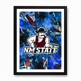 New Mexico State Aggies 1 Art Print