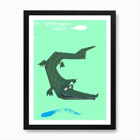 Alligator Art Print