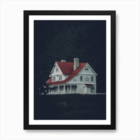 House In The Woods Oregon wall decor Art Print