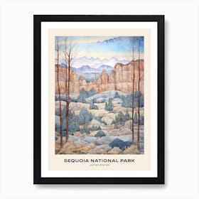 Sequoia National Park United States 2 Poster Art Print