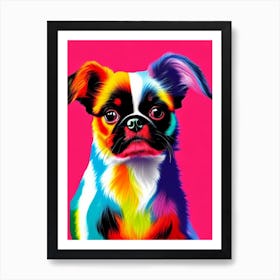 Japanese Chin Andy Warhol Style Dog Art Print