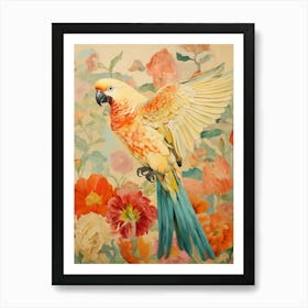 Parrot 2 Detailed Bird Painting Art Print