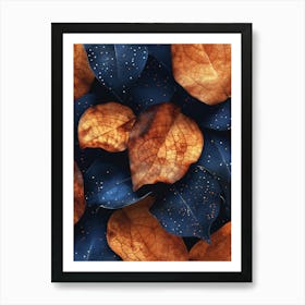 Celestial Leaves Art Print