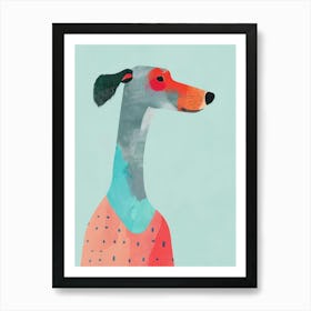 Greyhound Canvas Print 1 Art Print