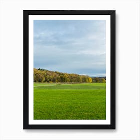 Field In Autumn Art Print