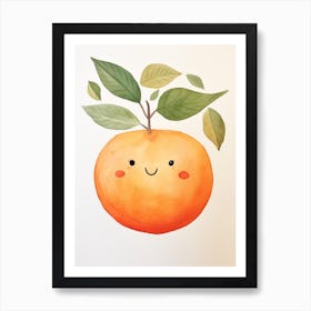 Friendly Kids Apricot 3 Art Print
