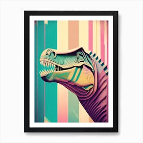 Megalosaurus Pastel Dinosaur Art Print