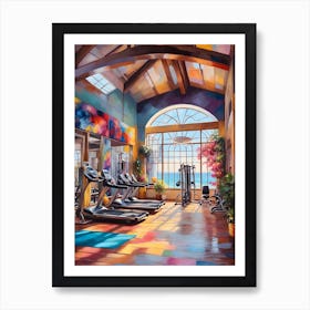 Gym Room Art Print