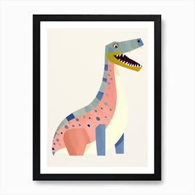 Nursery Dinosaur Art Compsosuchus Art Print