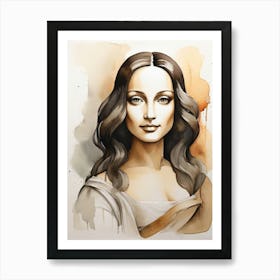 Mona Lisa 5 Art Print