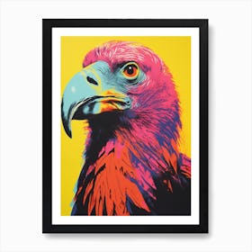 Andy Warhol Style Bird California Condor 2 Art Print