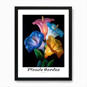 Bright Inflatable Flowers Poster Morning Glory 1 Art Print