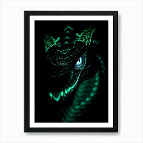 Glowing Dragon Art Print