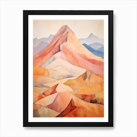 Mount Ossa Australia 2 Mountain Painting Art Print