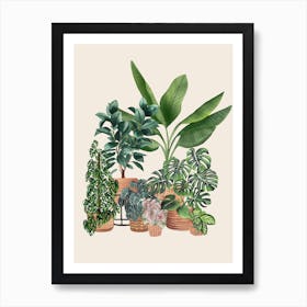 Plant Friends Art Print