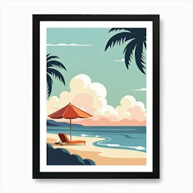 Relaxation On The Beach Poster