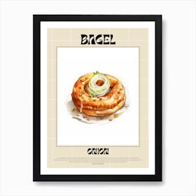 Onion Bagel 3 Art Print