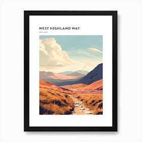 West Highland Way Ireland 1 Hiking Trail Landscape Poster Art Print