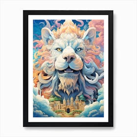 Lion Of The Sky 1 Art Print