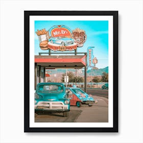 Mr Dz Route 66 Art Print