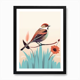 Bird On A Branch 1 Art Print