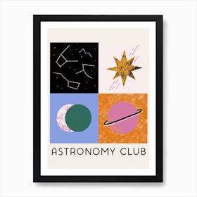 Astronomy Club    Art Print