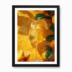 Aperol Spritz Orange 83 Art Print