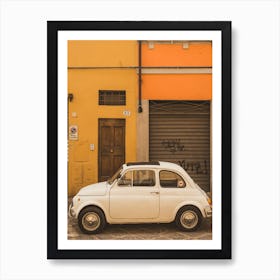 Fiat 500 In Florence Art Print