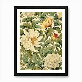 Floral Wallpaper 72 Art Print