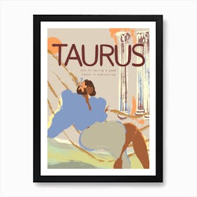 Taurus Zodiac Sign Art Print