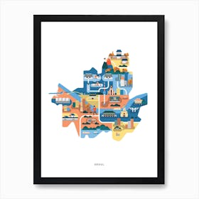 Seoul Art Print