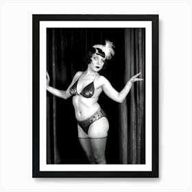 1920's Burlesque Dancer ~Reimagined 87 Art Print