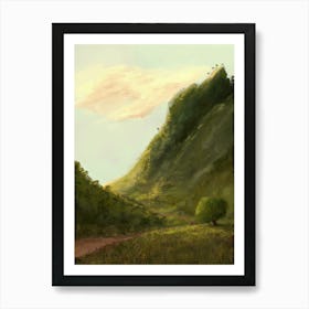 Road To The Mountains 9 Art Print