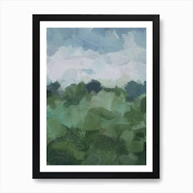 Windy Dayon Farm Art Print