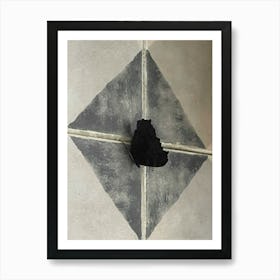 Black Butterfly Art Print