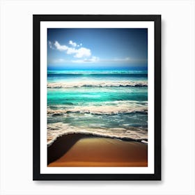 Beach Scene Art Print