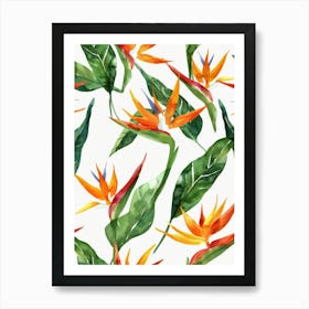 Bird Of Paradise 10 Art Print