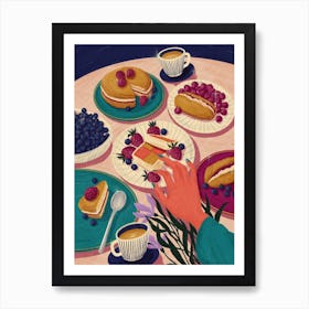 Triple Berry Dream Art Print