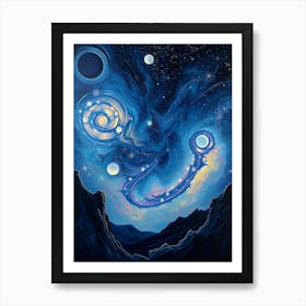 Galaxy In The Sky Art Print