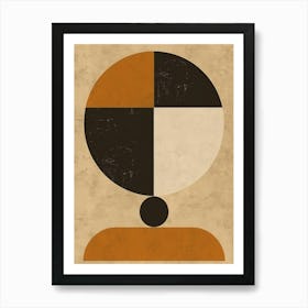 Man In A Circle Art Print