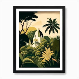 Saint Lucia Rousseau Inspired Tropical Destination Affiche