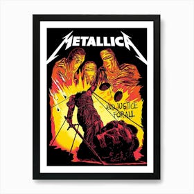 Metallica Justice For All Poster