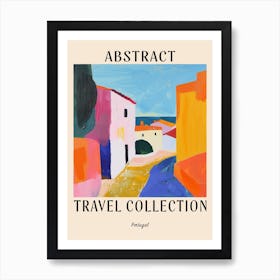 Abstract Travel Collection Poster Portugal 2 Art Print