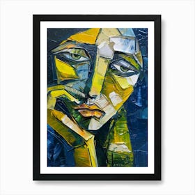 Abstract Of A Woman 77 Art Print