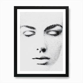 Woman'S Face 8 Art Print