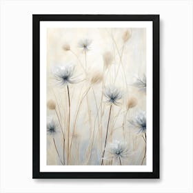 Boho Dried Flowers Nigella 1 Art Print