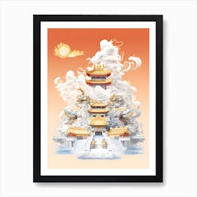 Chinese Temple 1 Art Print