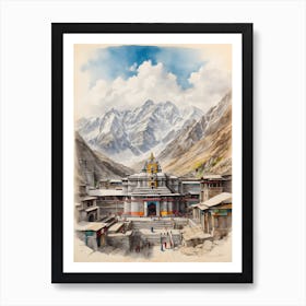 Hindu Temple 4 Art Print